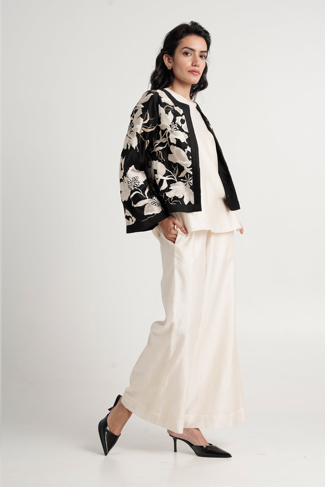 Twilight Monochrome Shrug Co-ord Set of 3