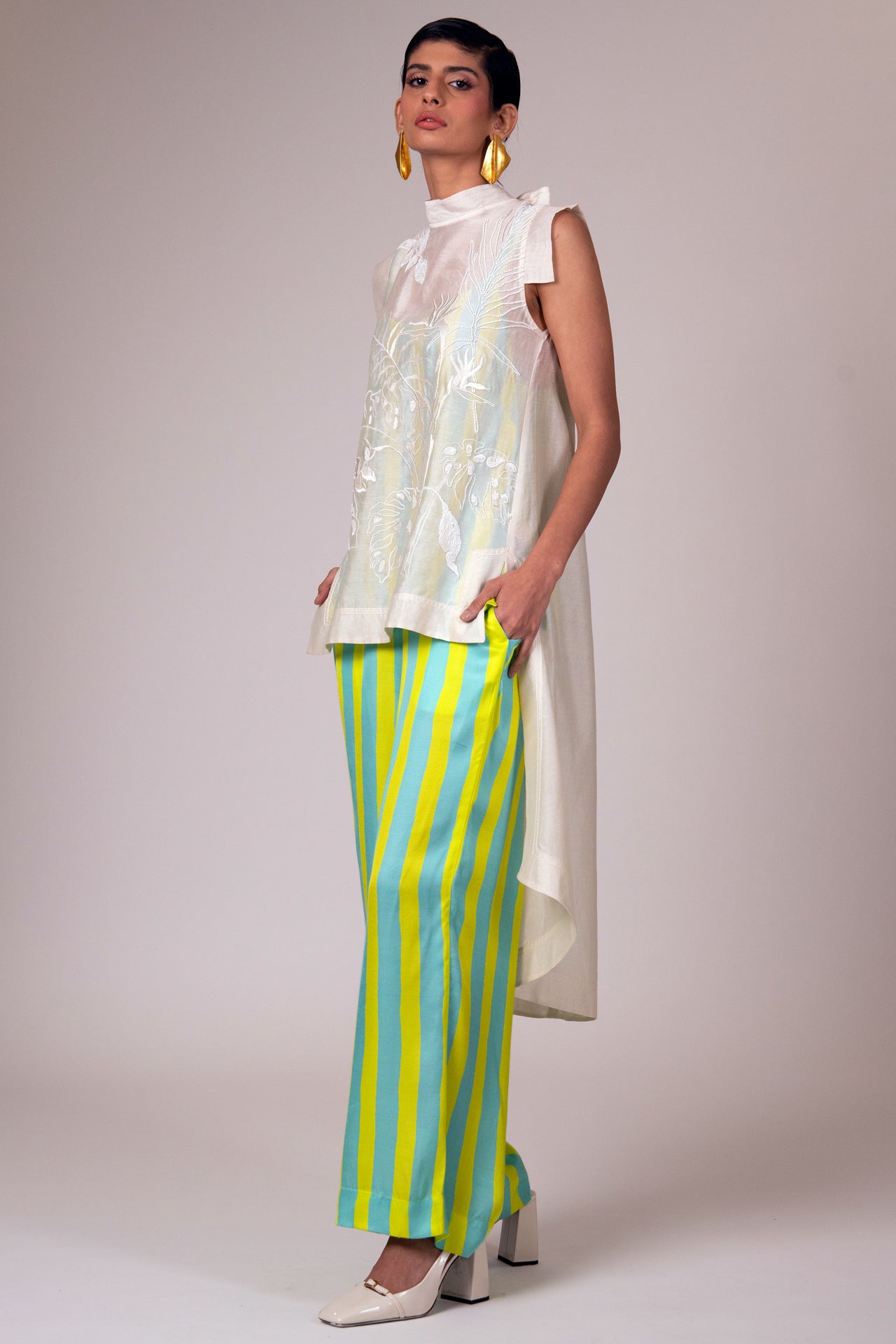 Sheer Sway Top, Slip & Pants