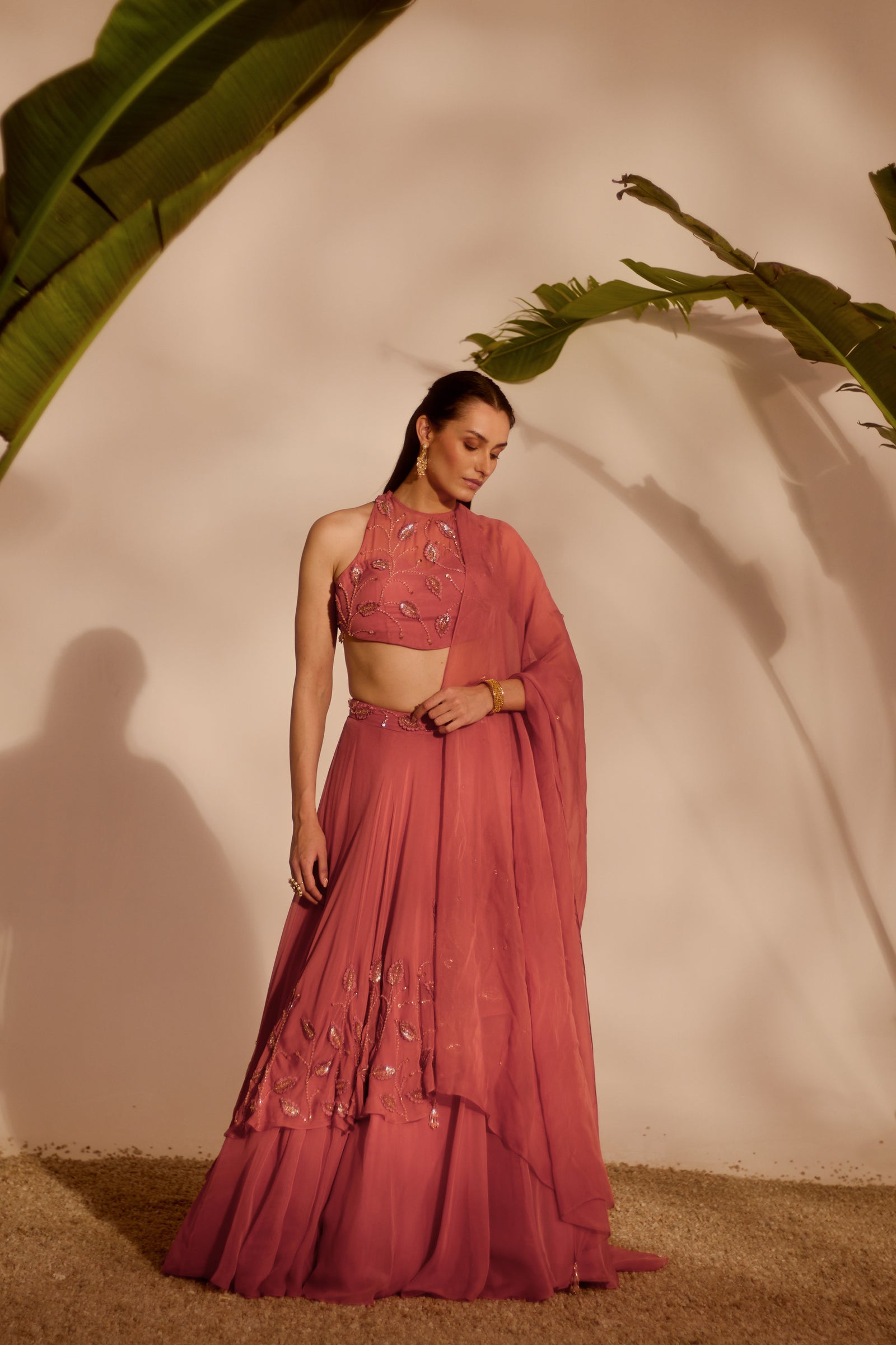 Nia Drape Lehenga Set