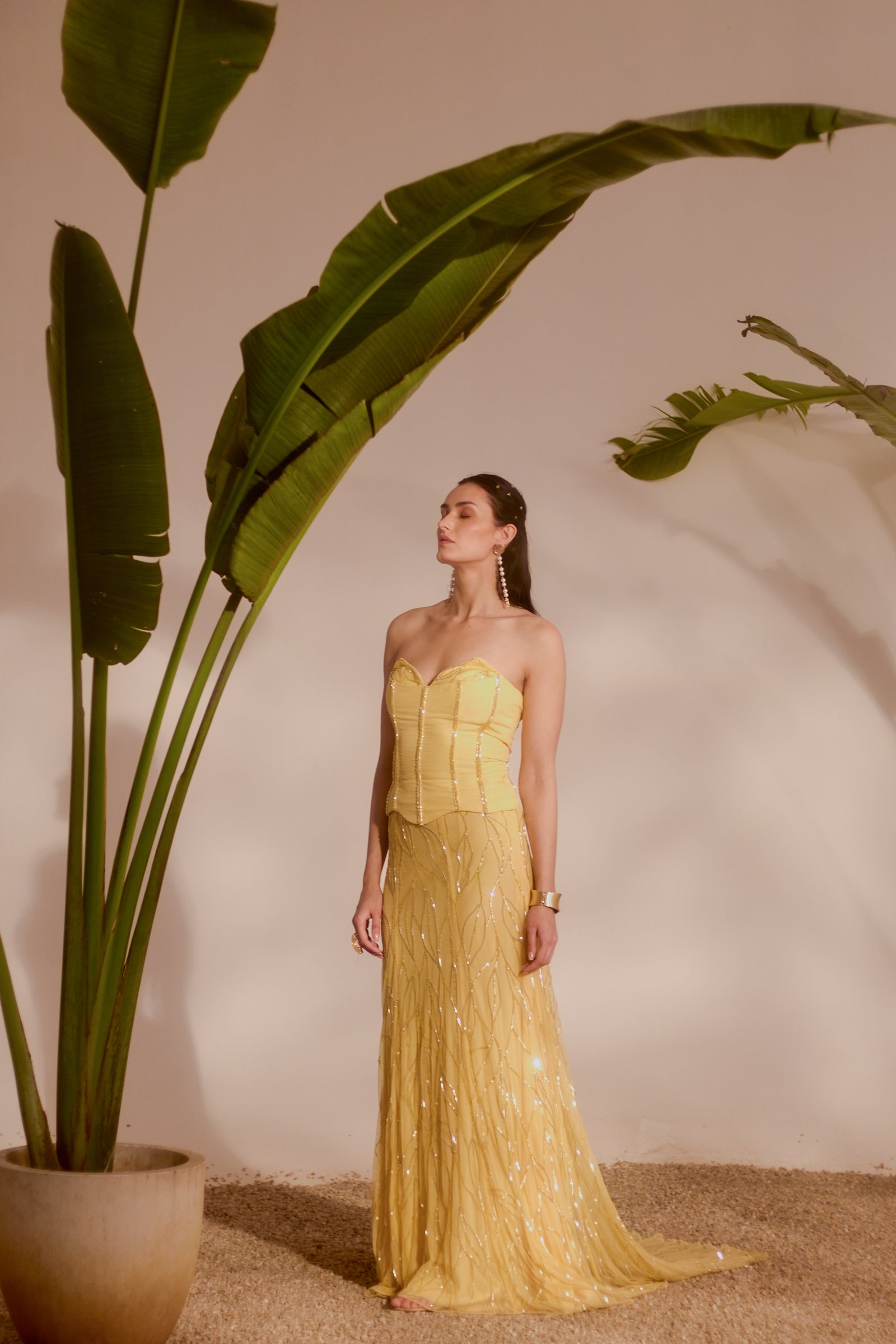 Lani Corset And Skirt Set