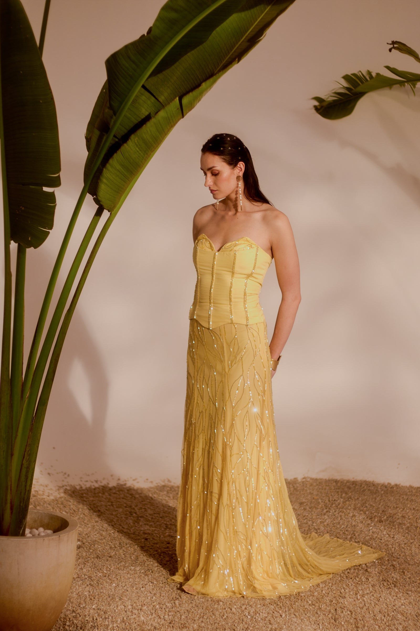 Lani Corset And Skirt Set