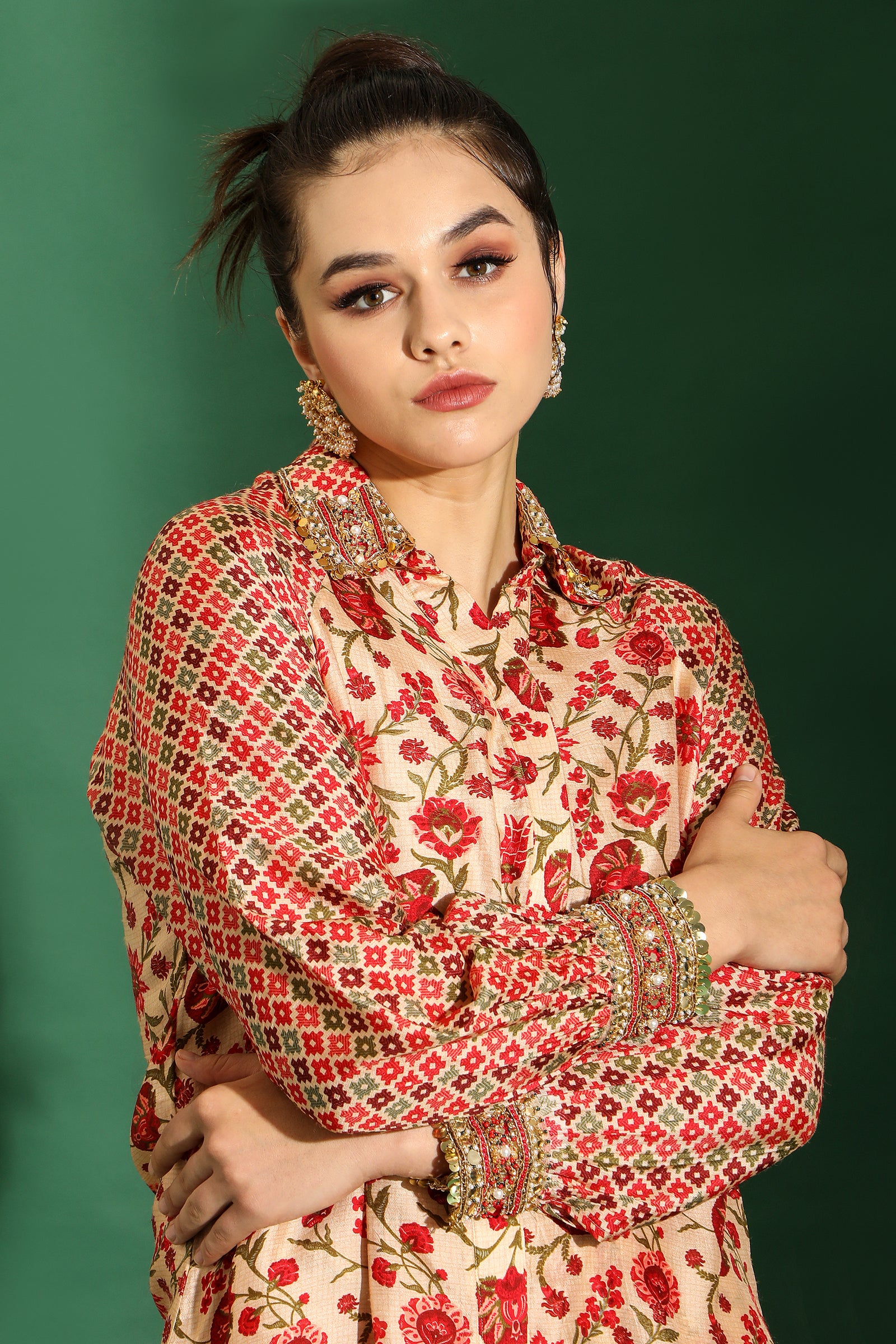 Chintze printed co-ord set