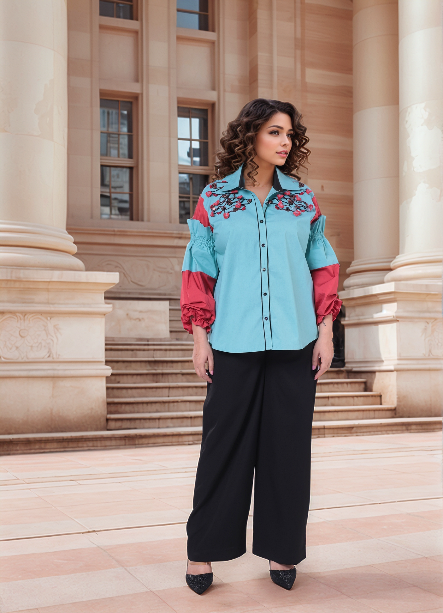 Turquoise Co-Ord Set