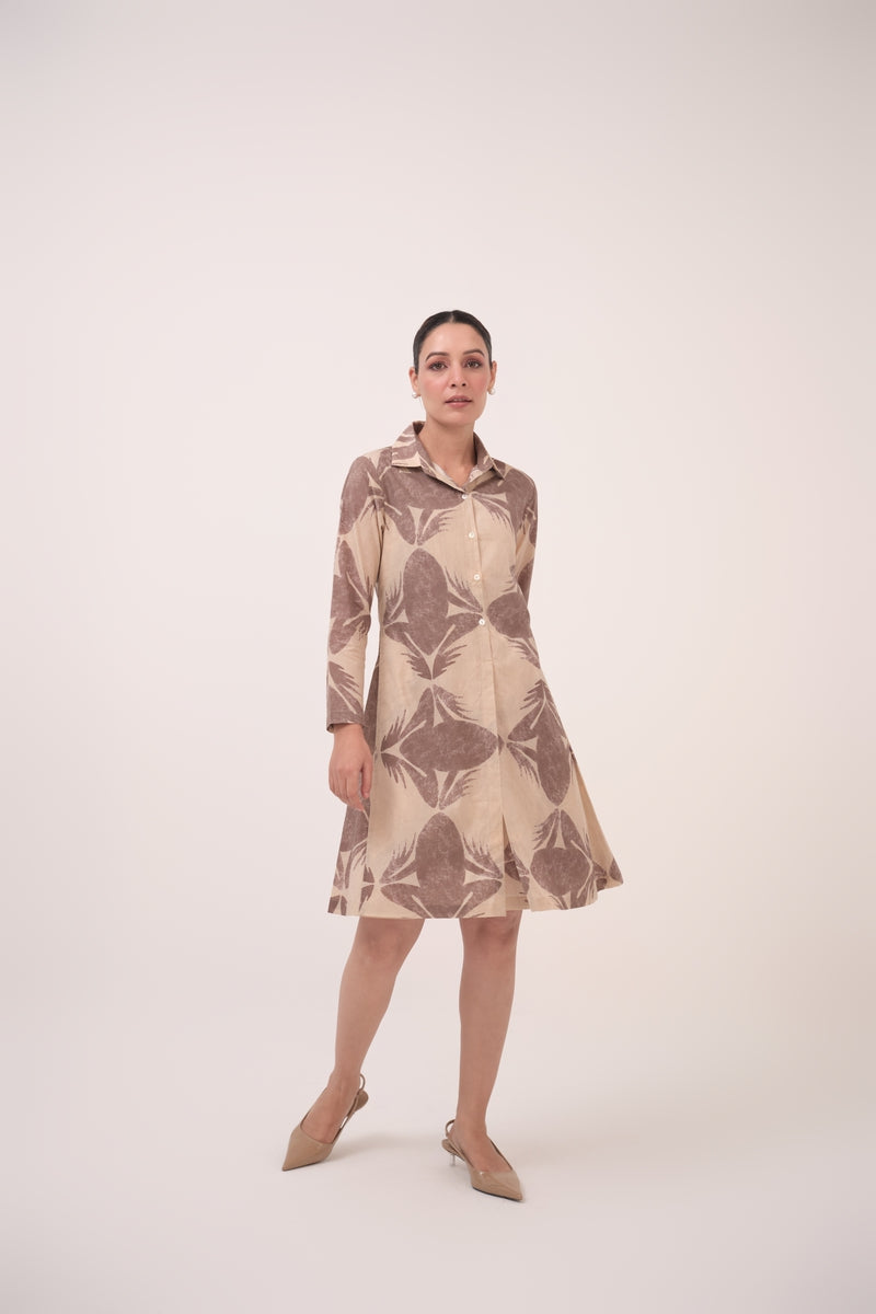 Mendaka Digital Print Shirt Dress