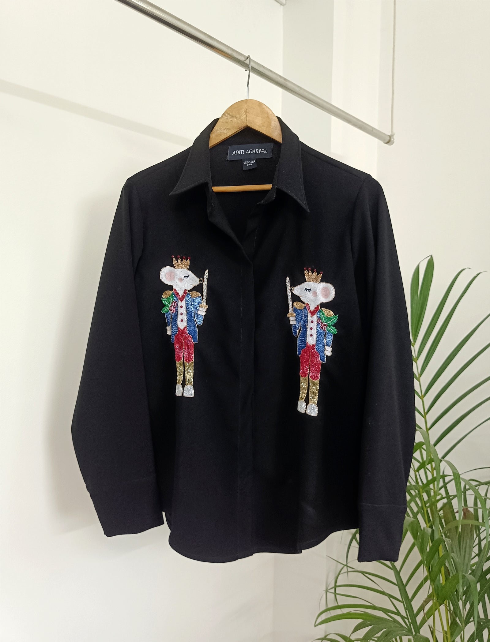 Black nutcracker toy shirt