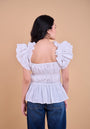 Malla Top - White
