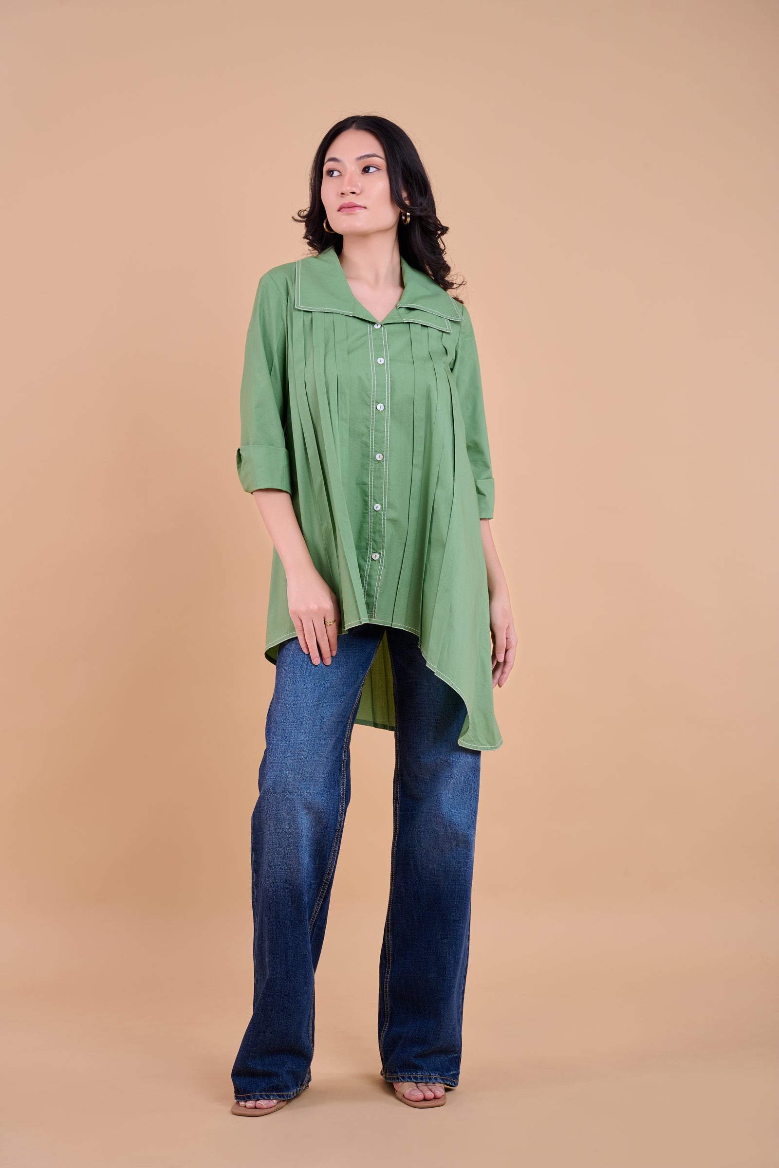 Xena Shirt - Olive Green