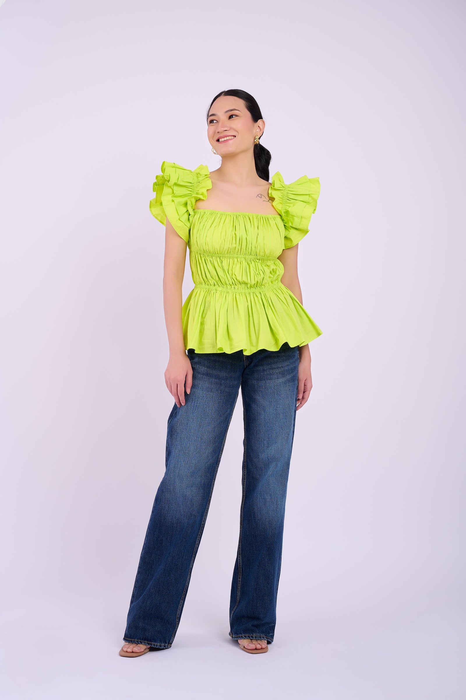 Malla Top - Lime
