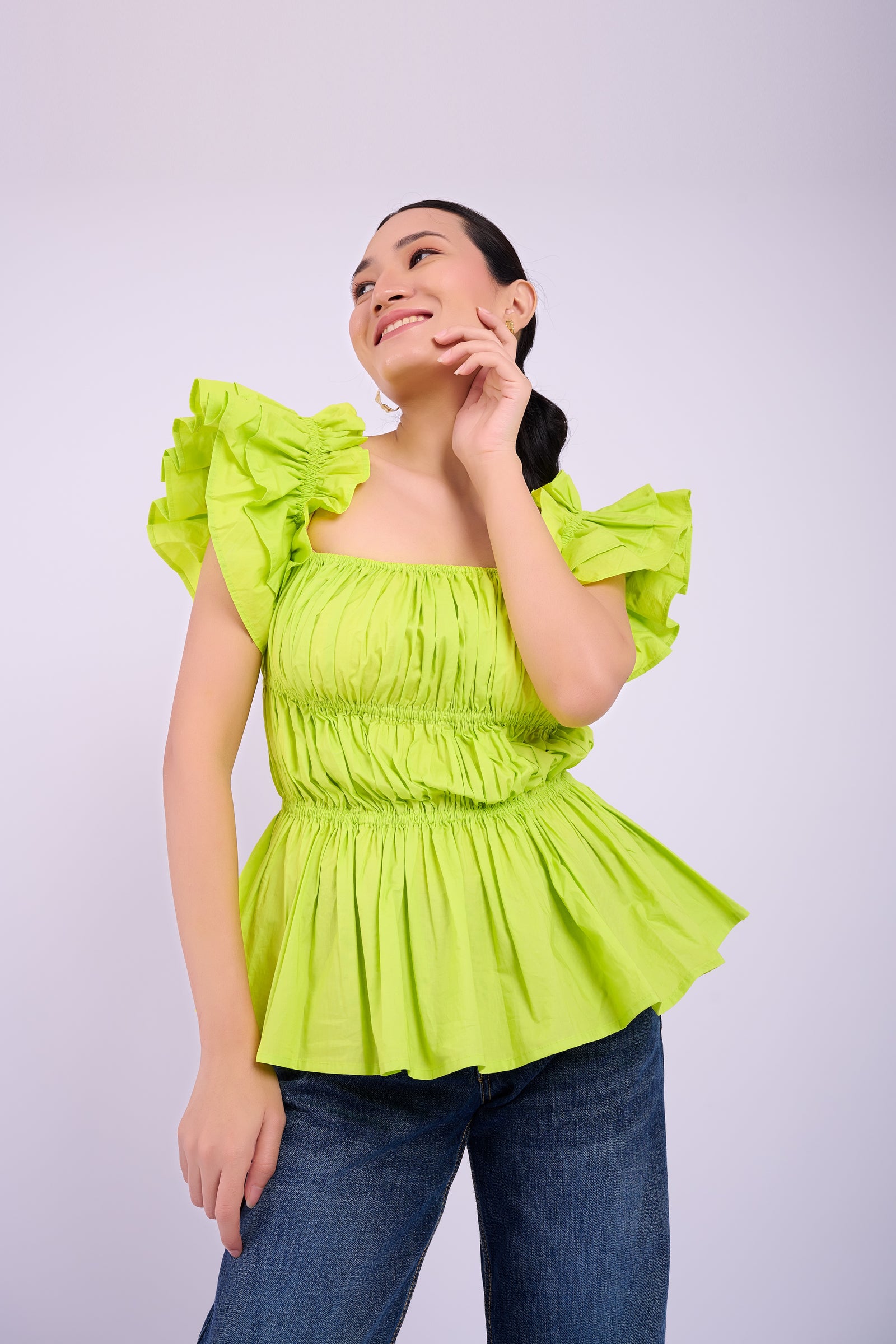 Malla Top - Lime