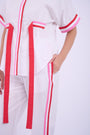 Brooke Short Sleeve Set - White