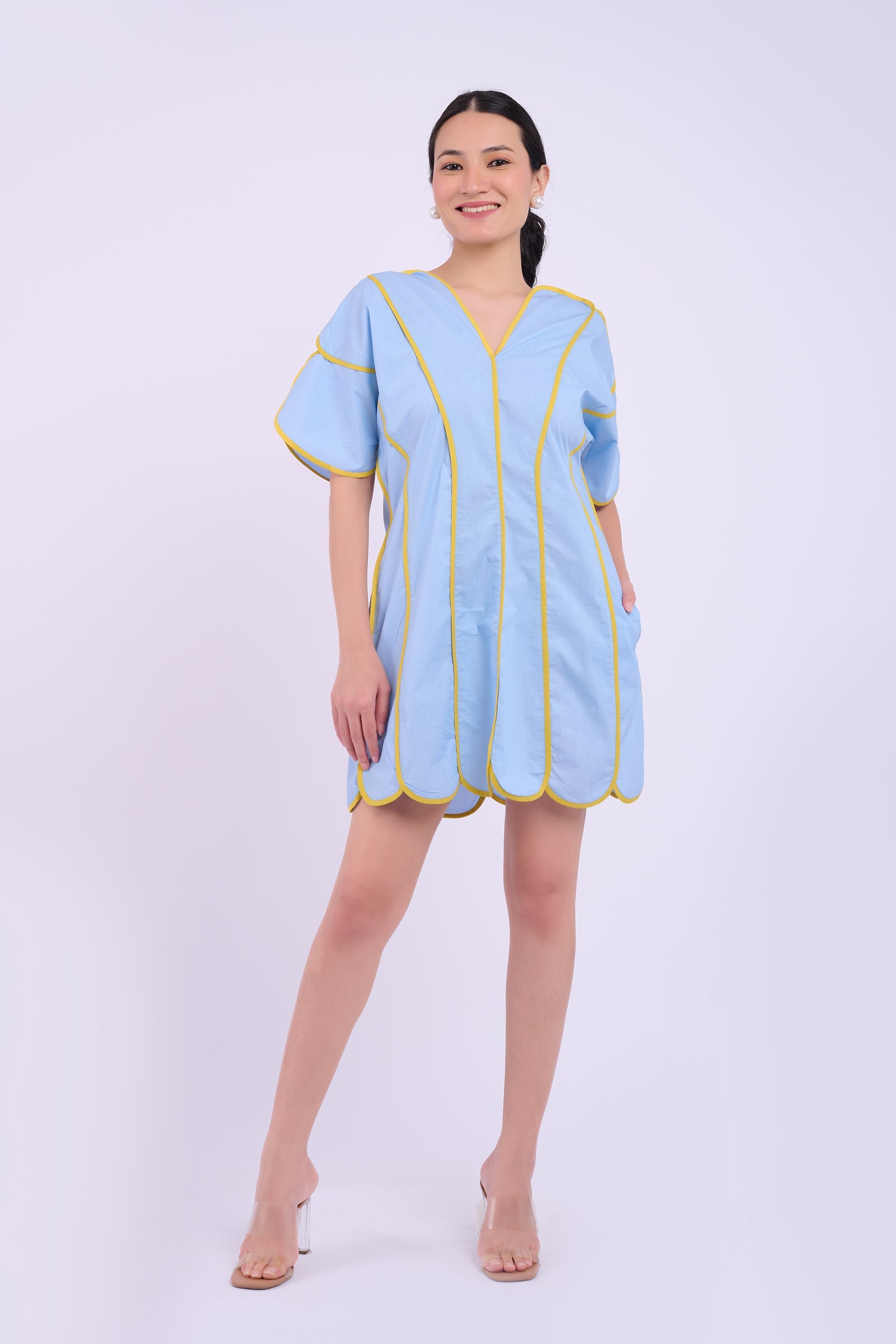Hally Dress - Light Blue