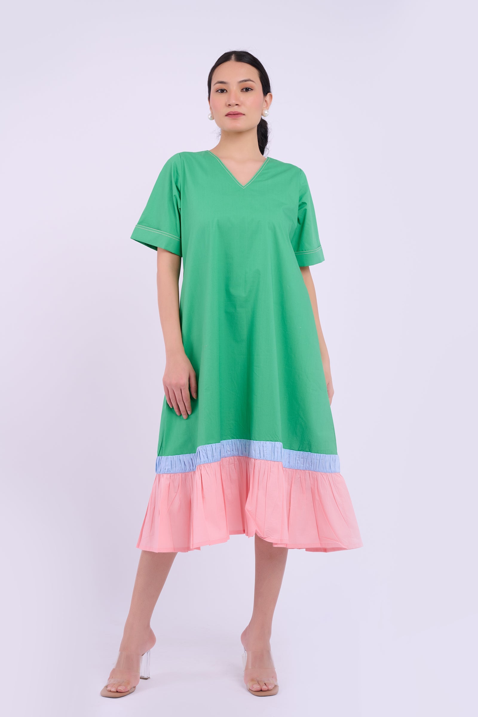 Mira Dress - Dark Green
