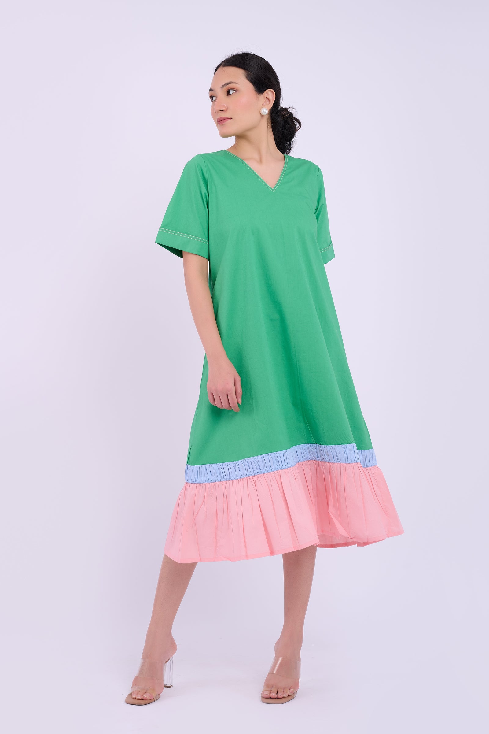 Mira Dress - Dark Green