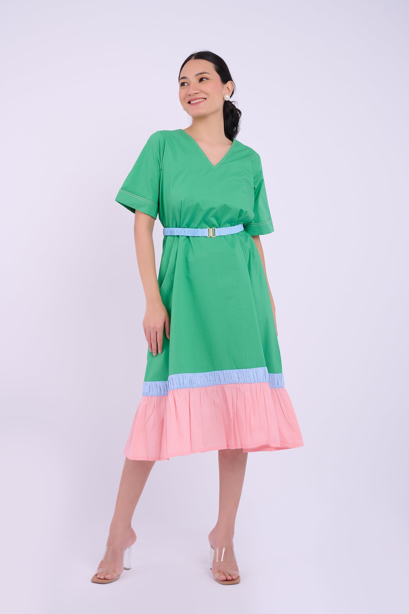 Mira Dress - Dark Green