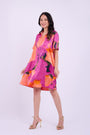 Aria Dress - Abstract Purple
