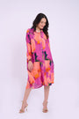 Zora Dress - Abstract Purple