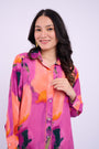 Zora Dress - Abstract Purple