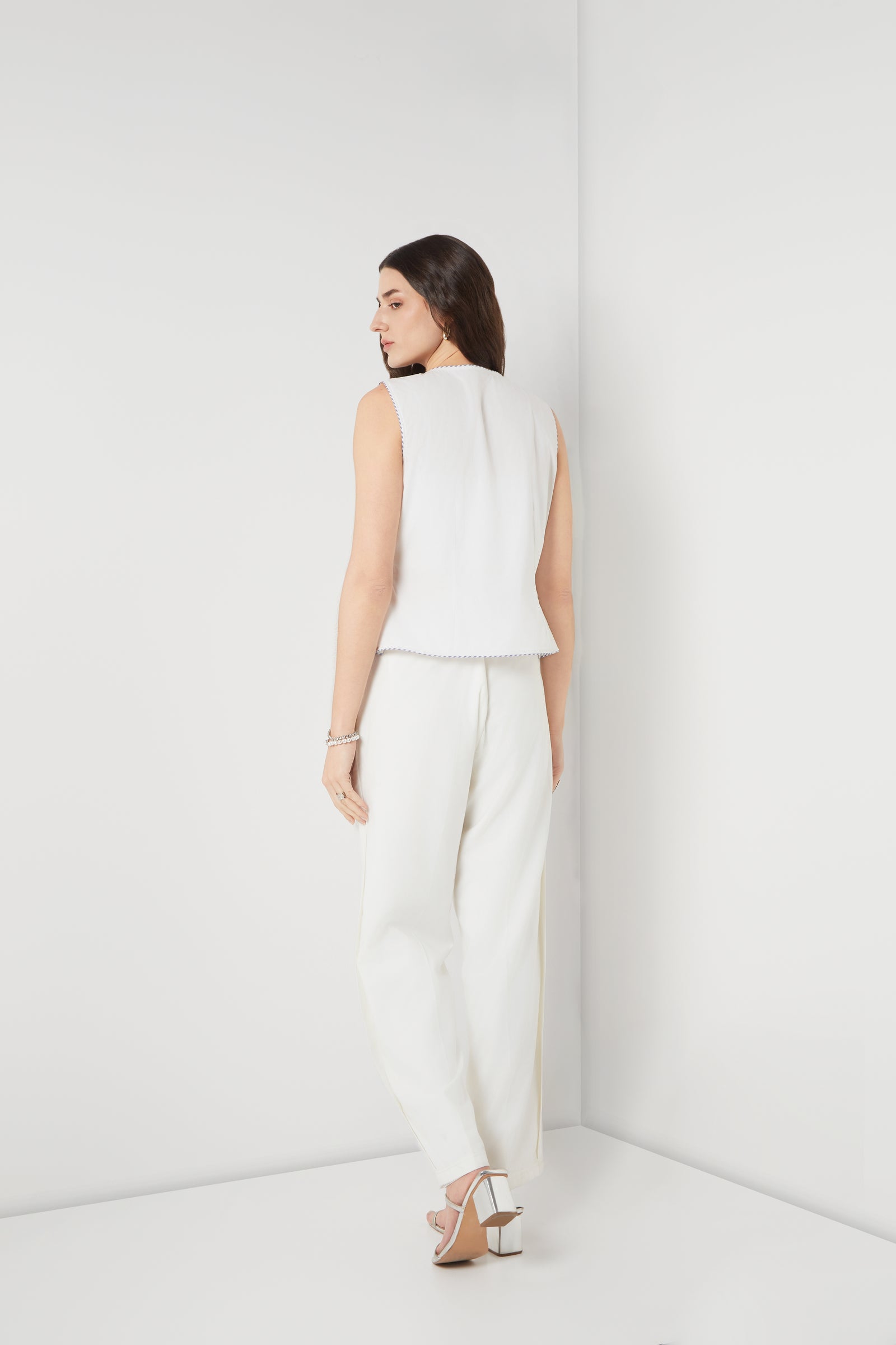 Handcrafed Tie-Up Vest