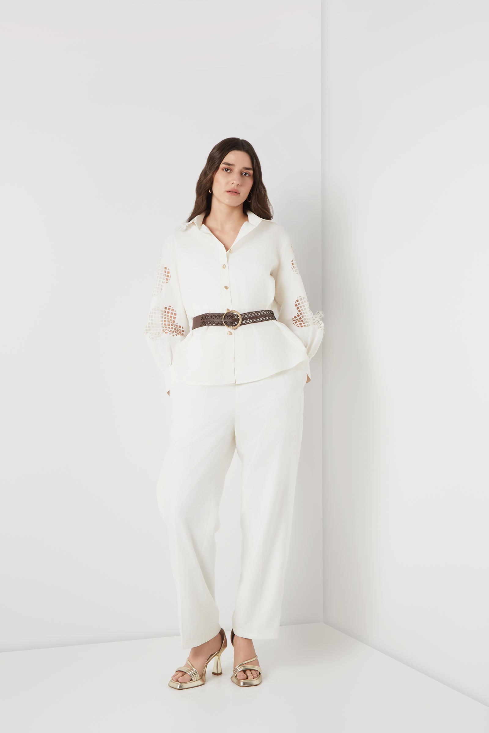 The Cream Cutwork Shirt