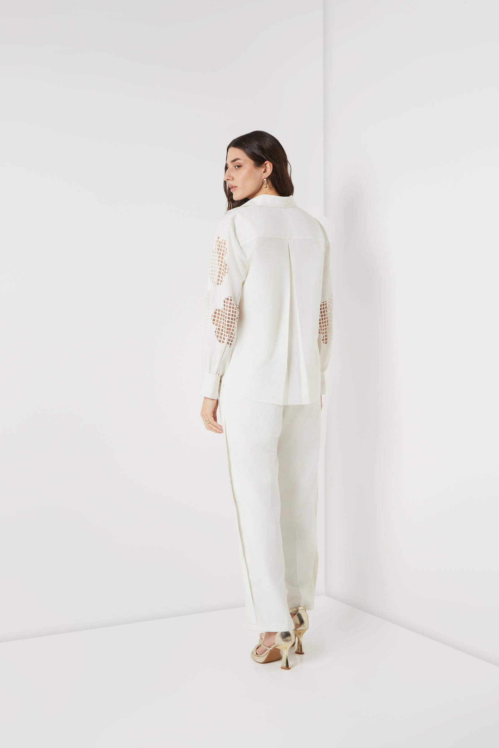 Relaxed Twill Trousers