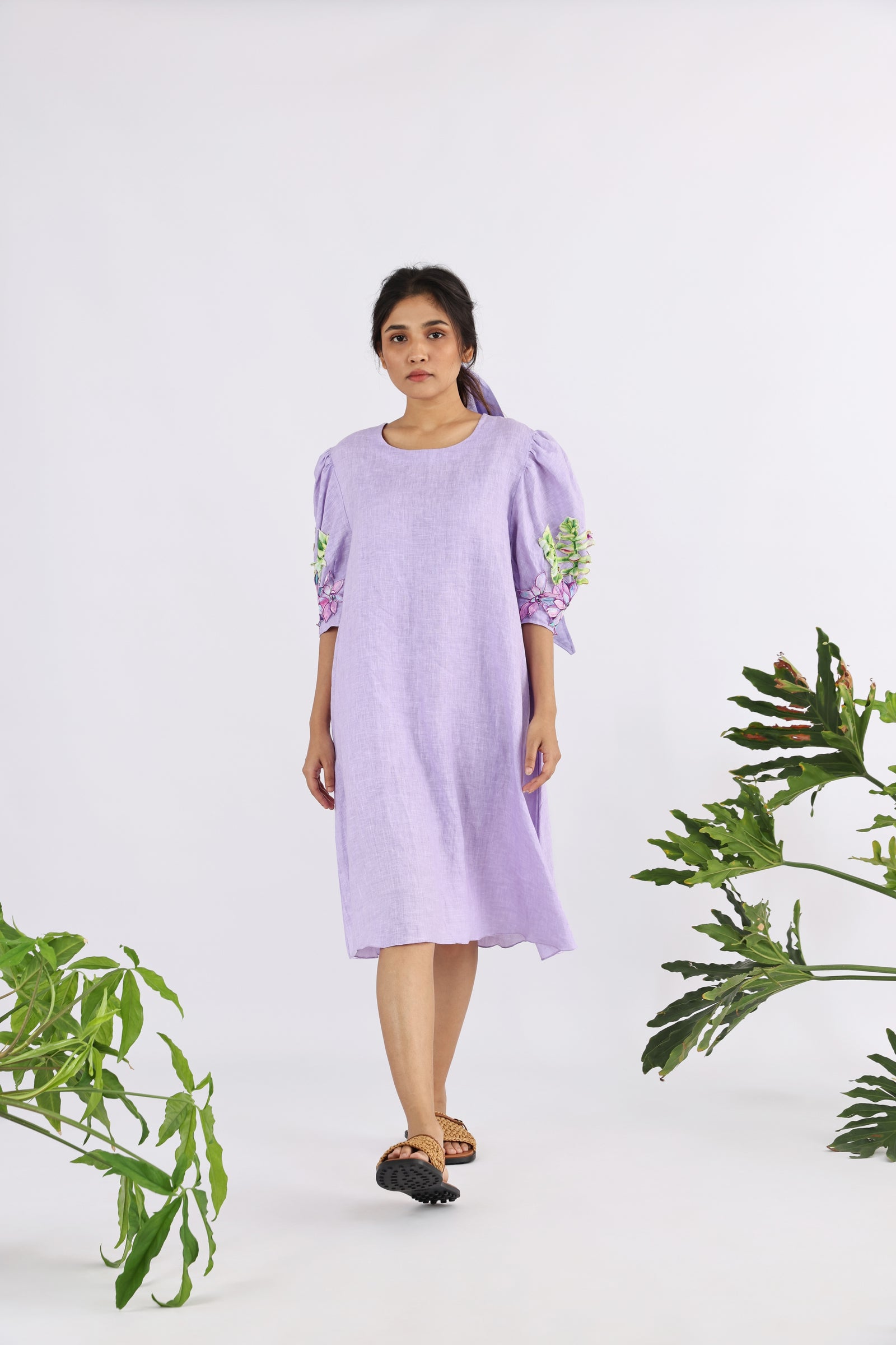 The plimeria emb  dress