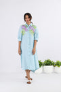 The moonglow u hem long dress