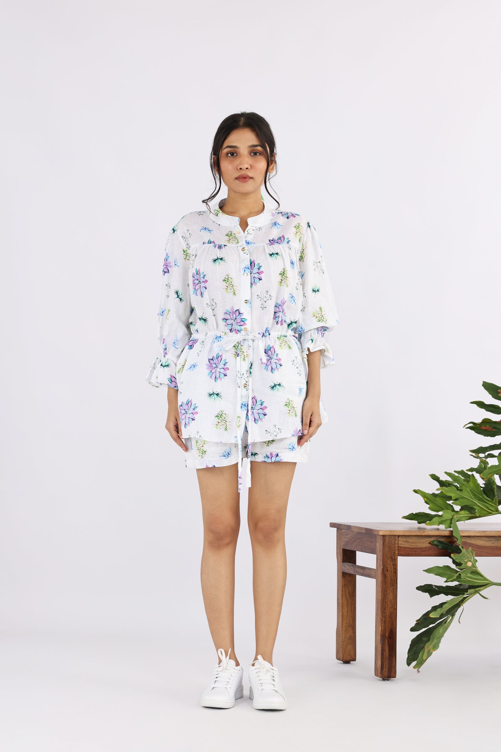 The opuntia drawstring shirt