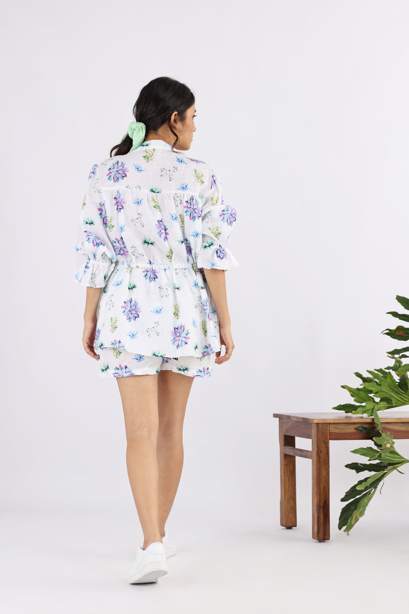 The opuntia drawstring shirt