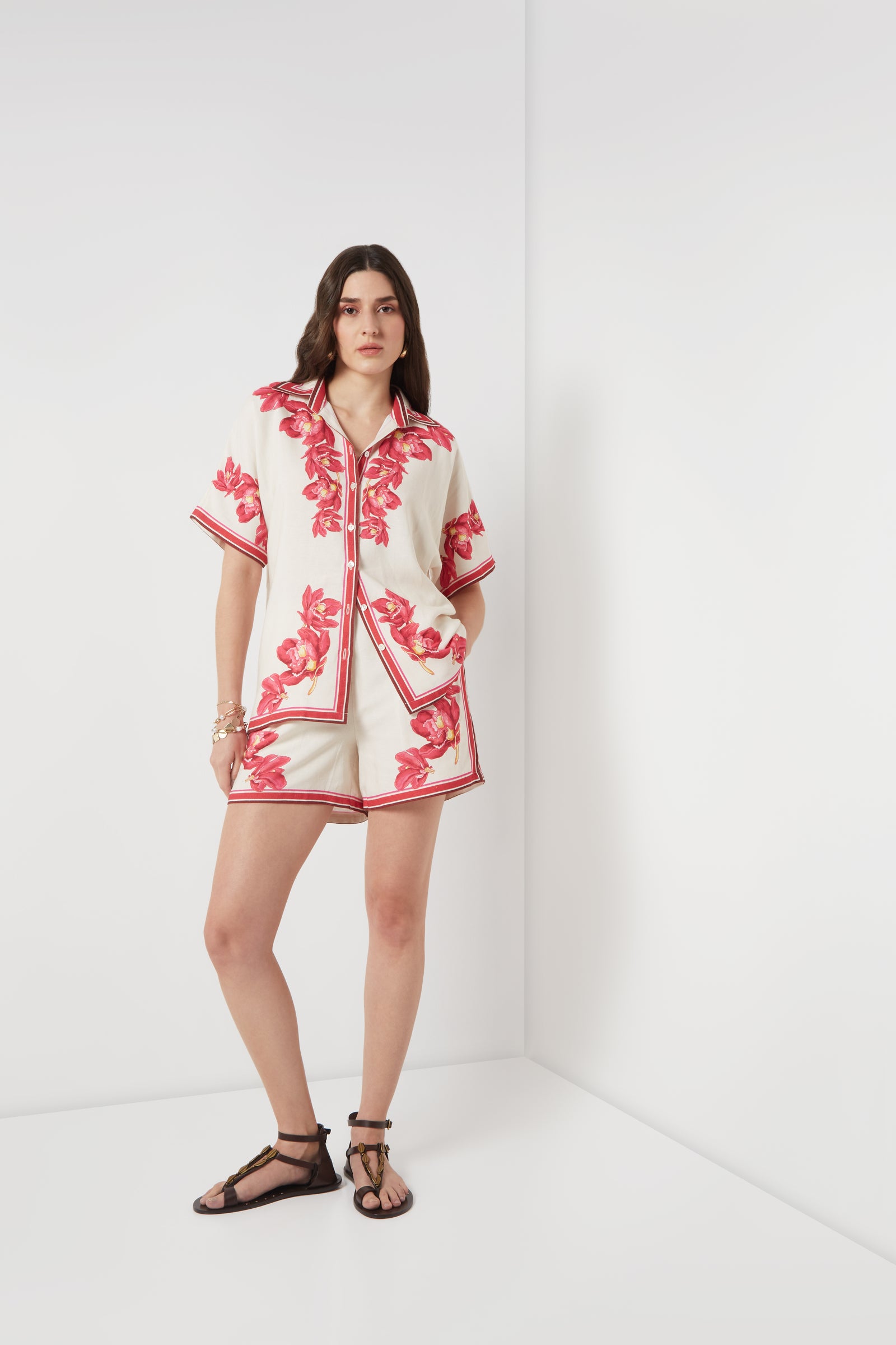 Scarlet Bloom Shirt