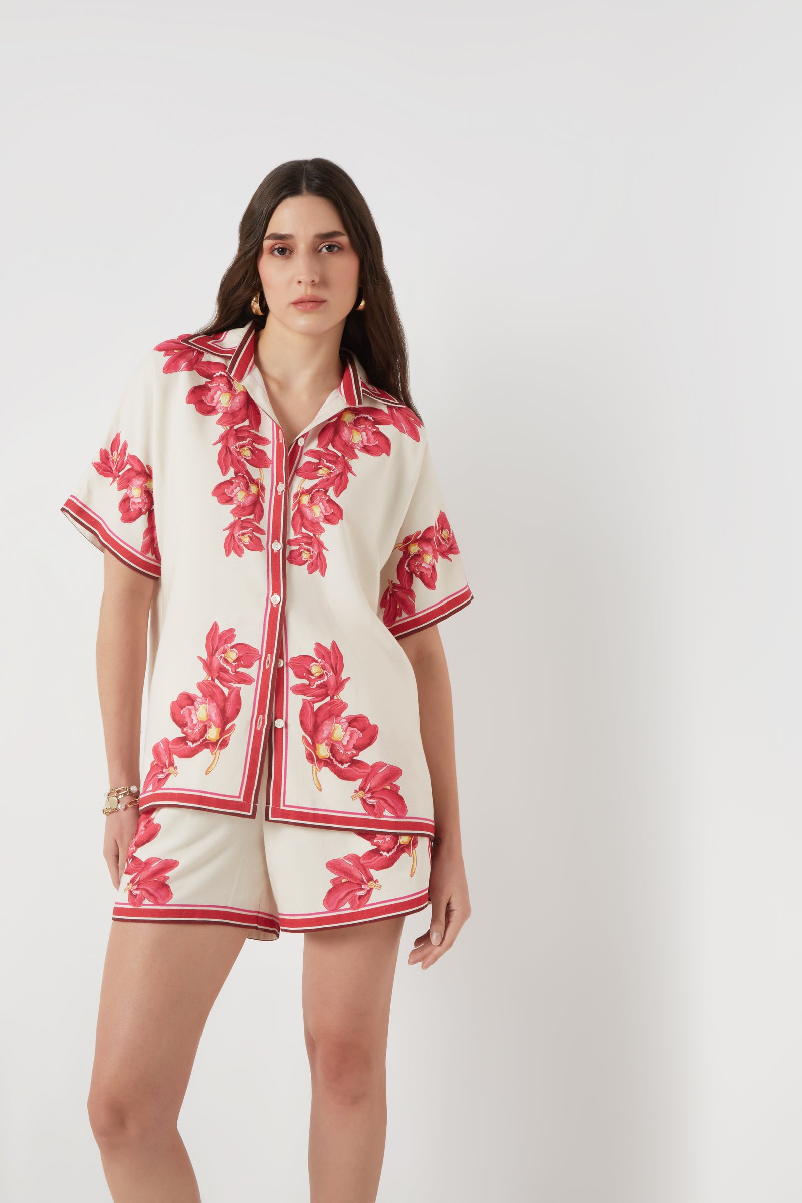Scarlet Bloom Shirt