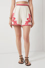 Scarlet Bloom Shorts