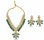 The Aqua Blossom Kundan Necklace Set