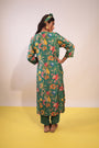 green floral kurti