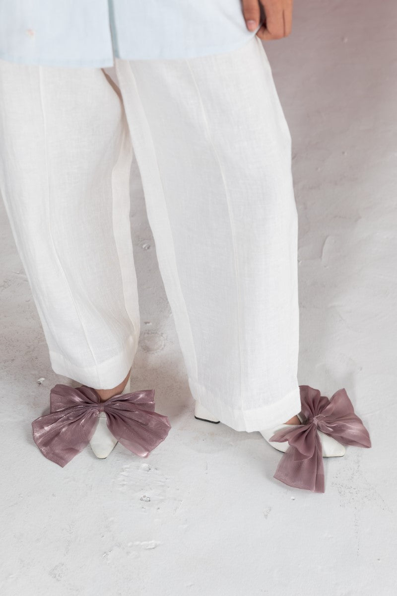 Pastel Blue Linen Shirt