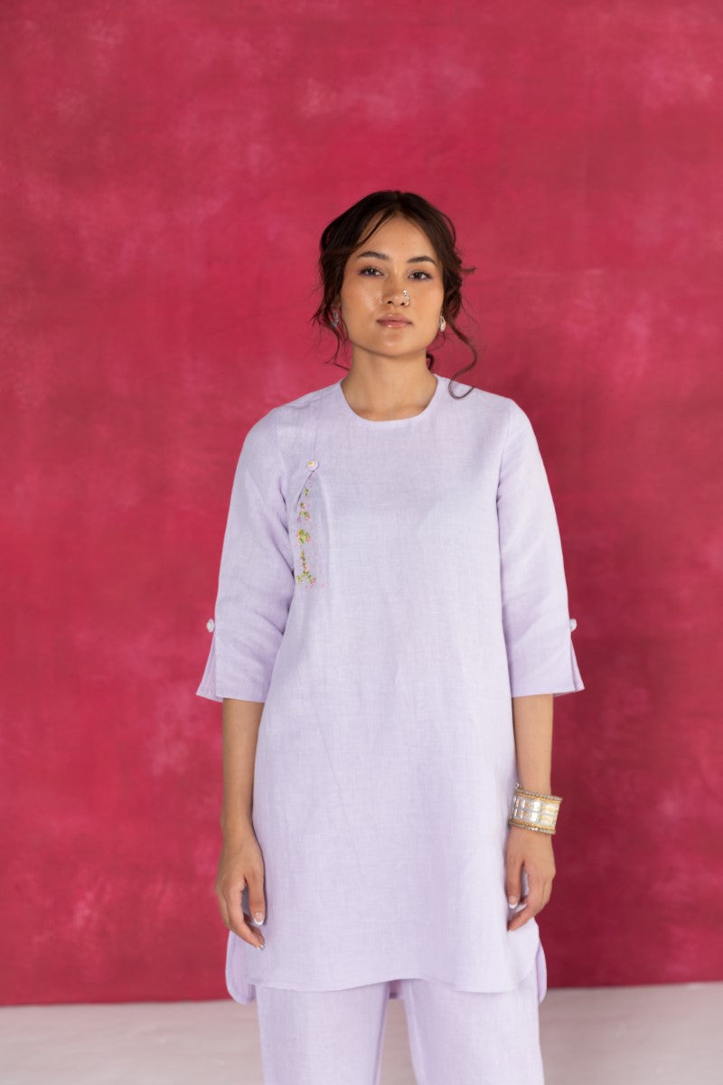 Lilac Linen Co-Ord Set