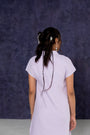 Lilac Calf-Length Dress