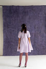 Lilac Linen Fabric Dress