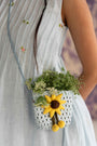 Pastel Blue Calf-Length Sleeveless Dress