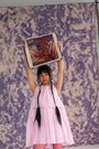 Pastel Pink Linen Fabric Top