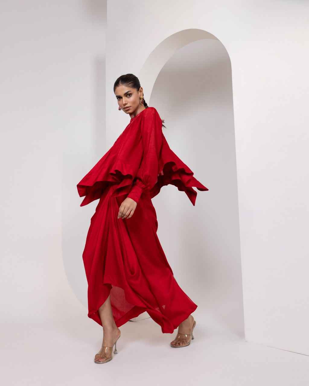 Tone On Tone Hand Embroidery  With Beads, Threads And Sequin