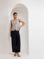 Heavily Embroidered Waistcoat With A Tailored Pant