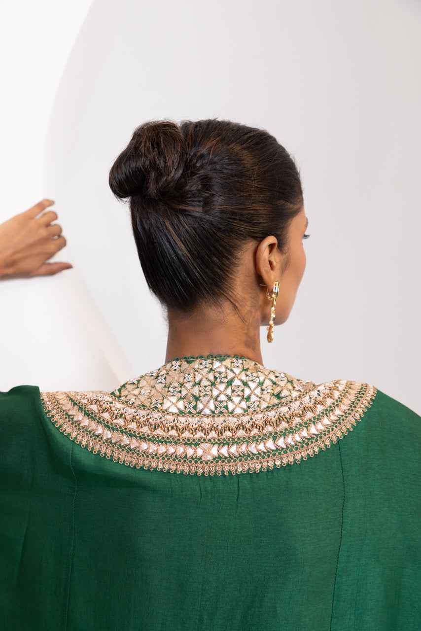 Hand Embroidered Pheran And Pant