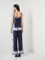 Bleu Creme Blocked Co-Ord Set