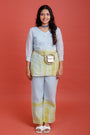 Cove Blue to Mustard Co-ord Set