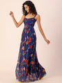 Blue Corset Maxi Dress