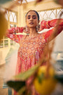 Stunning Red Multi-Print Kurta Set
