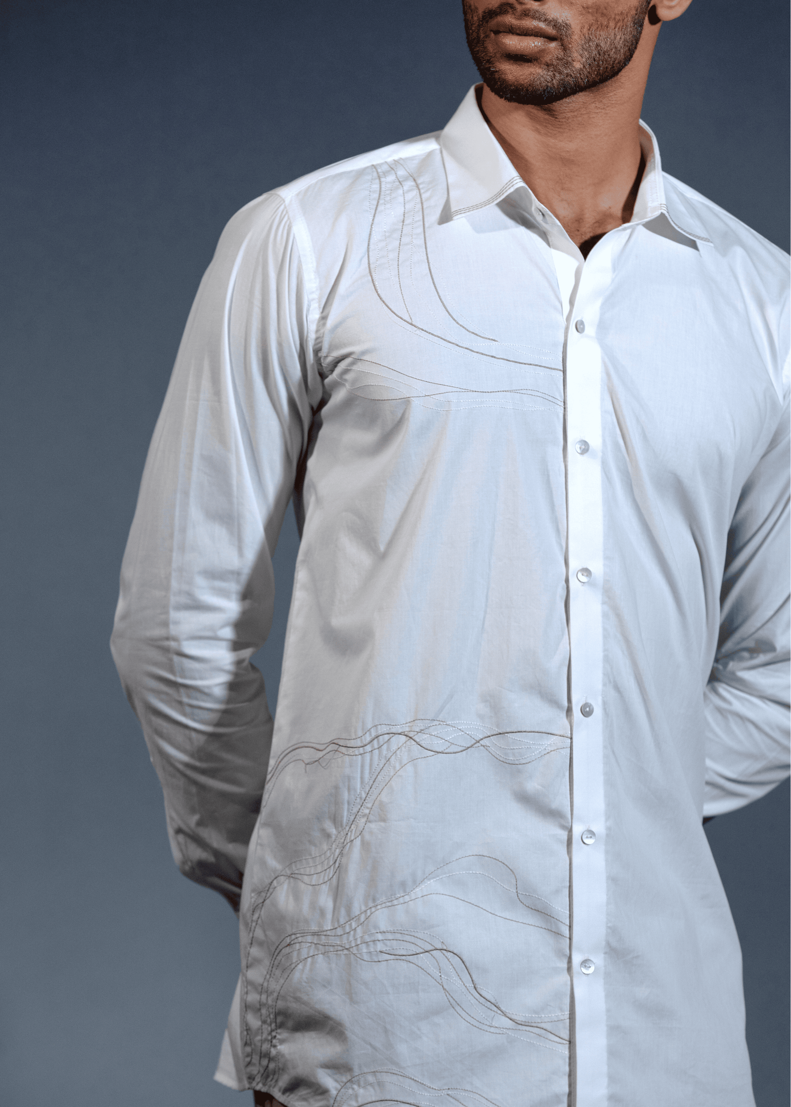 Sidecar Luxe White Shirt
