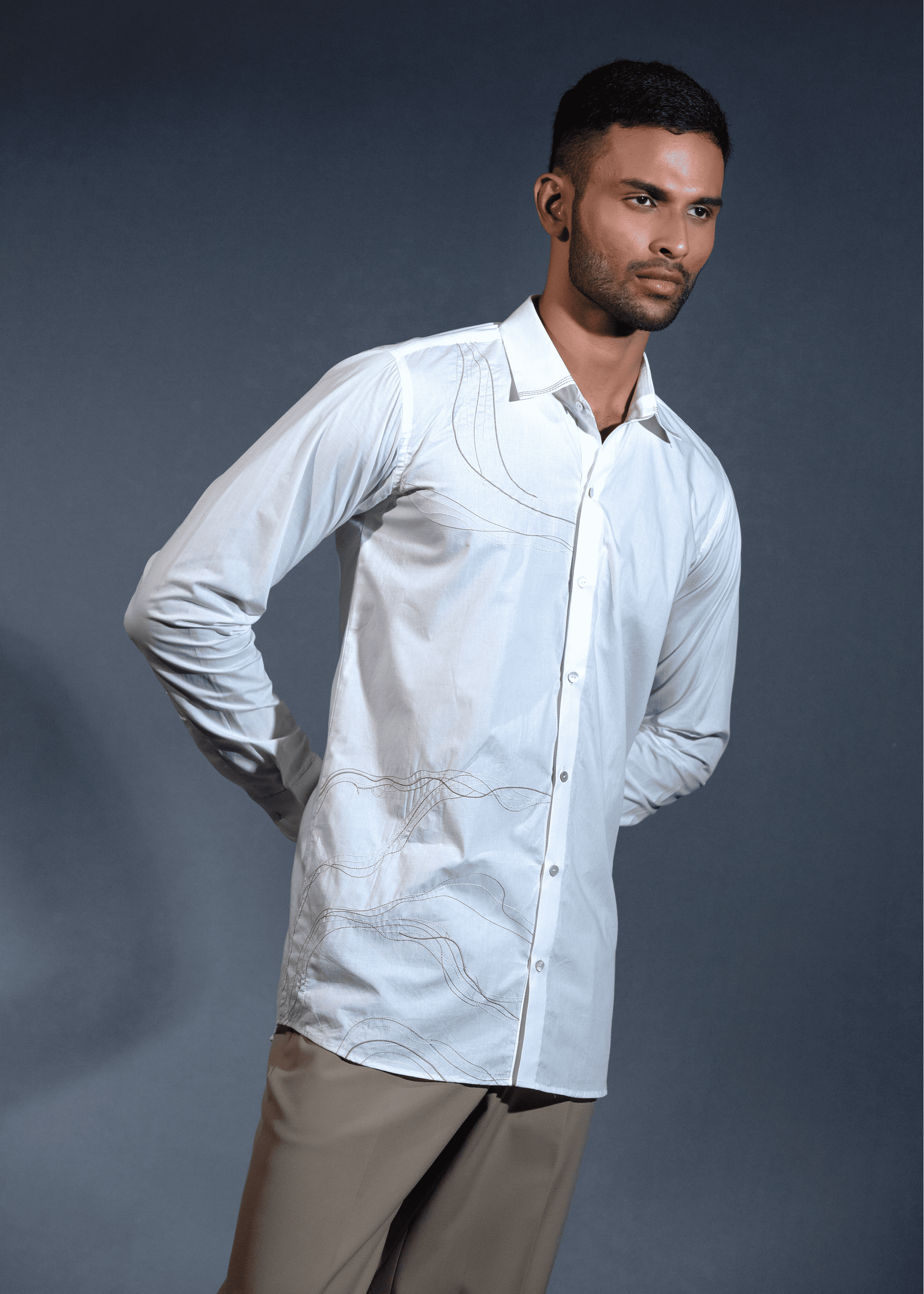 Sidecar Luxe White Shirt