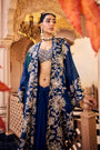Tunning Peacock Blue Cape Set