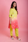 Bonfire Lemon to Rust Kurta Pant